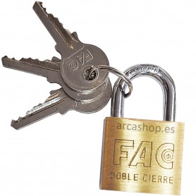 Candado FAC de seguridad pequeño-mediano 30 mm arco normal