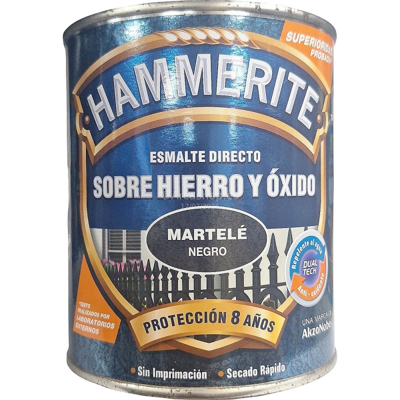 HAMMERITE MARTELE NEGRO 750 ML.