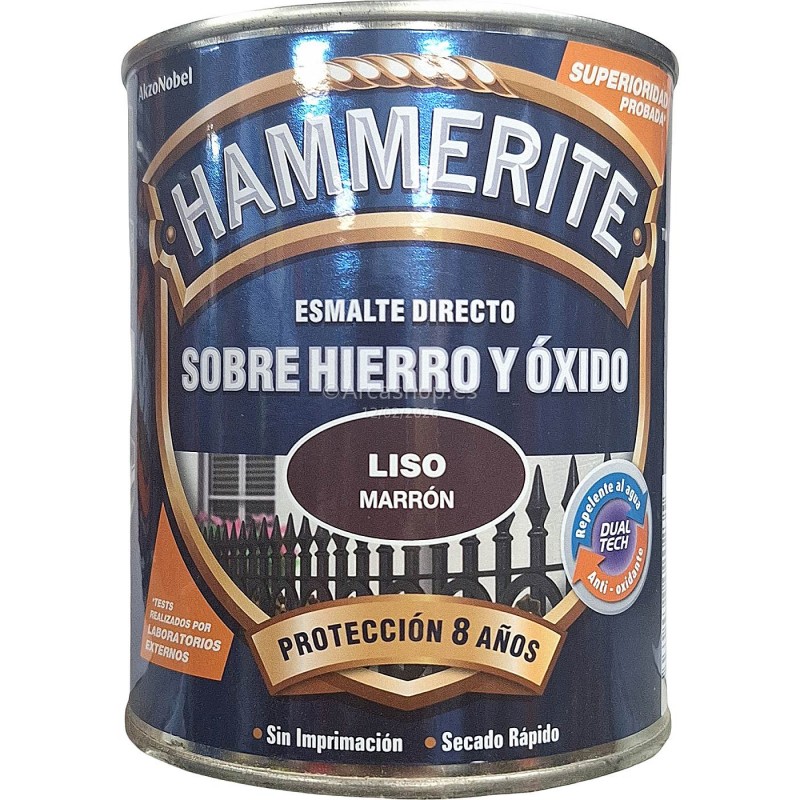 HAMMERITE LISO 750 ML. MARRON
