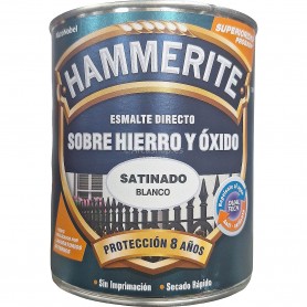 HAMMERITE LISO SATINADO 750 ML. BLANCO