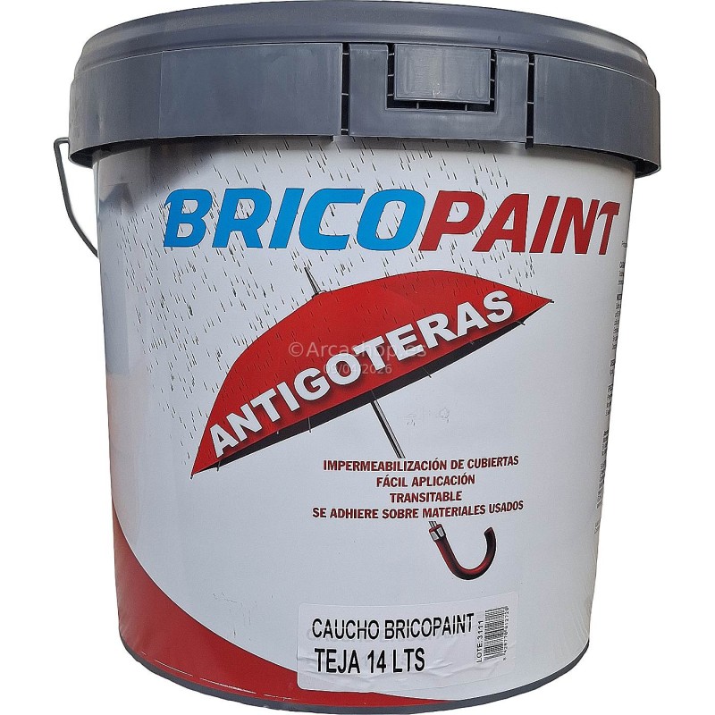 ANTIGOTERAS CAUCHO A. 14 LTS. TEJA BRICOPAINT