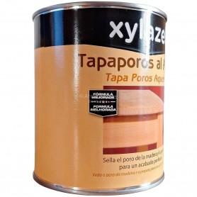 Tapaporos al agua para madera Xylazel con biocida.
