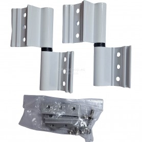 BISAGRA ALUMINIO JGO. 40X20 BLANCA DCHA. REF. 68039
