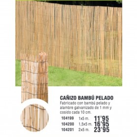 CAÑIZO BAMBÚ PELADO