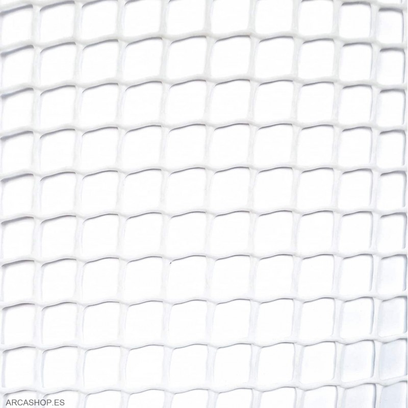  Malla de Plástico para Bricolaje y Jardinería por metro — Mallas: Malla Blanca 10 x 10 mm . Foto Mallas y Césped Artificial © Arcashop.es. 