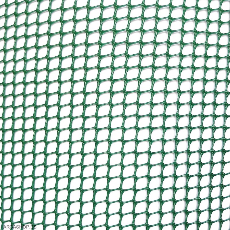  Malla de Plástico para Bricolaje y Jardinería por metro — Mallas: Malla Verde 5 x 5 mm . Foto Mallas y Césped Artificial © Arcashop.es. 