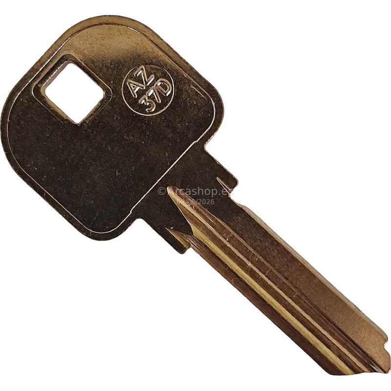  MOLDES COPIA LLAVE AZBE (AZ) — moldes-AZ: AZ-37D . Foto LLAVES ACERO GRUPO A © Arcashop.es. 