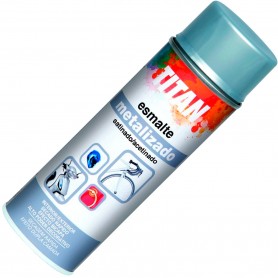TITAN SPRAY 200 ML ESMALTE METALIZADO SATINADO