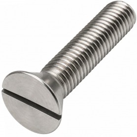 TORNILLO ACERO INOX. DIN 963-A.2 CABEZA PLANA