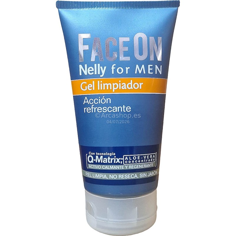 GEL LIMPIADOR FACE ON 150ML FACE NELLY MEN