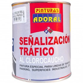 ESMALTE CLOROCAUCHO SEÑALIZACIONES 750 ML. AMARILLO TRAFICO