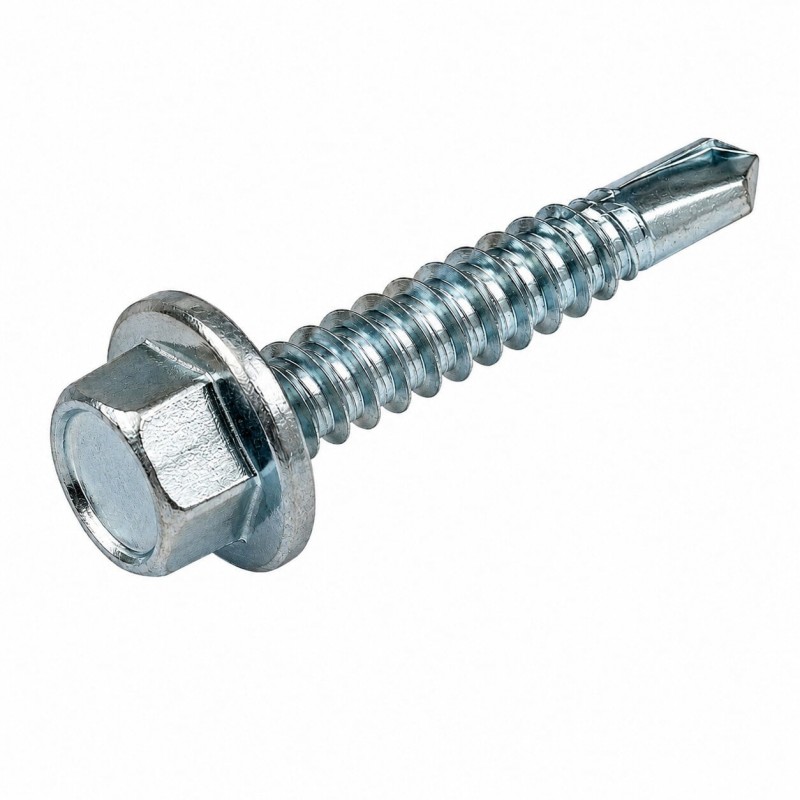 Tornillo broca hexagonal DIN7504-K , es un tornillo autotaladrante de cabeza hexagonal