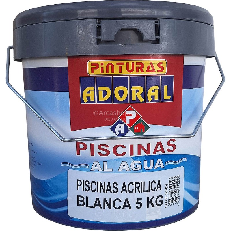 PISCINAS AGUA 5 KGS. BLANCO ADORAL
