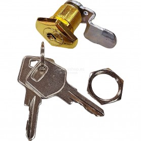 CERRADURA BUZON C/TUERCA DORADA REF. 40183 BTV