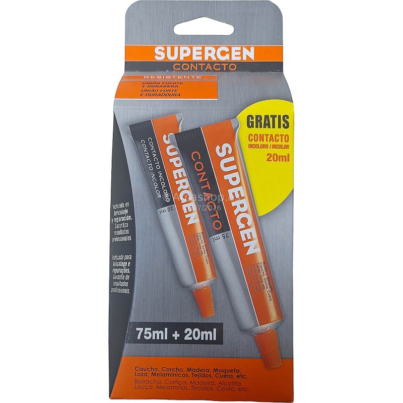 PEGAMENTO SUPERGEN 75 ML. INCOLORO