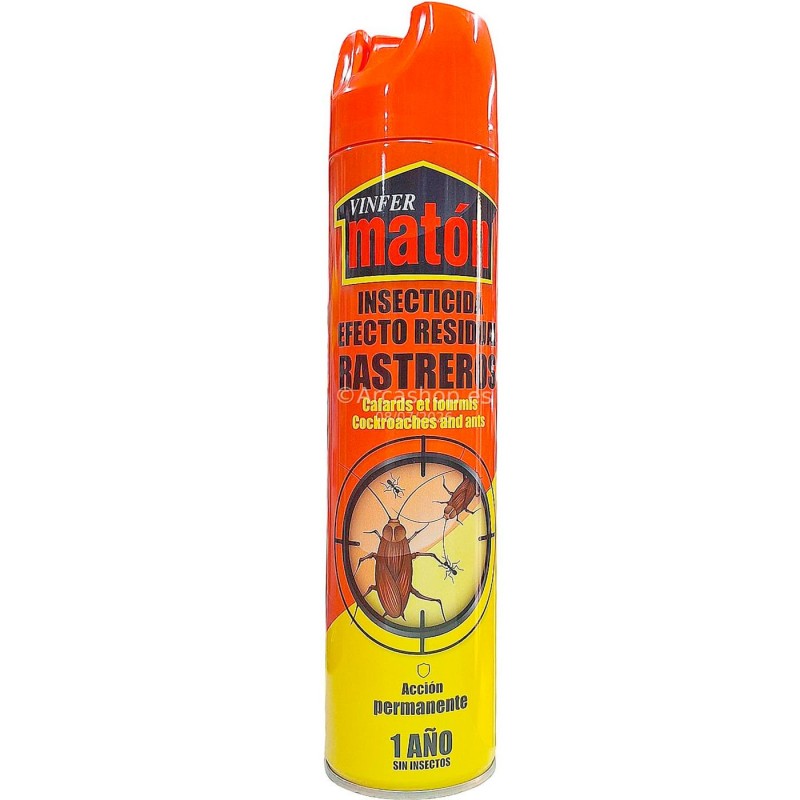 INSECTICIDA VINFER MATON 600 SPRAY CUCARACHAS E INSECTOS RASTREROS