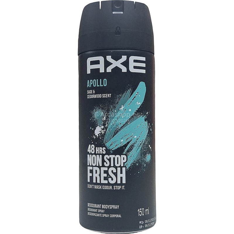 DESODORANTE AXE 150 ML. APOLLO