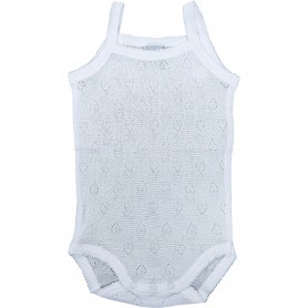 BODY BEBE TIRANTES CALADO ART. 1101 T. 6M