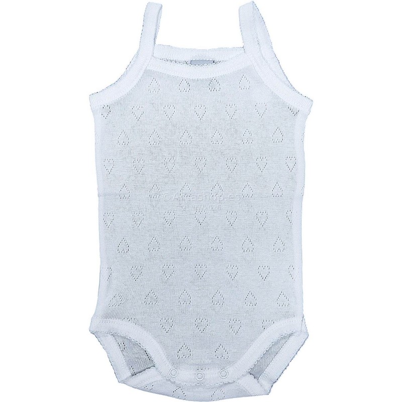 BODY BEBE TIRANTES CALADO ART. 1101 T. 6M