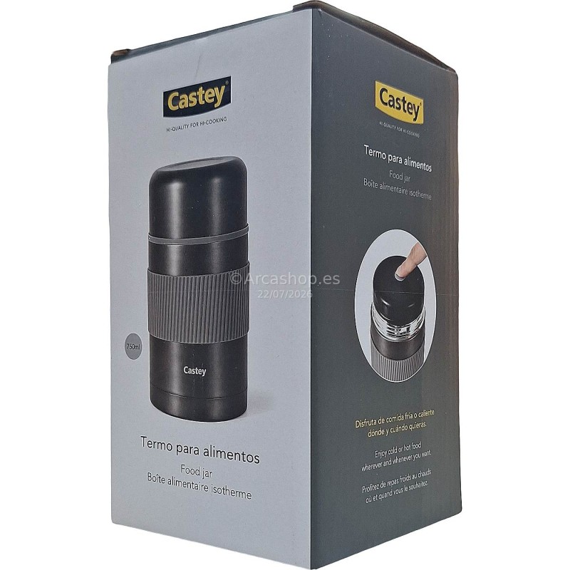 TERMO SLD C. ANTRACITA 750 ML. REF. C-T750 CASTEY