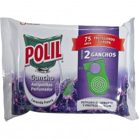 POLIL ANTIPOLILLAS COLGADOR LAVANDA PACK 2U.