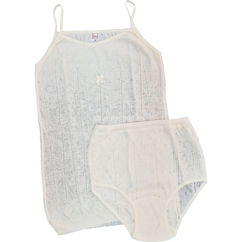 CONJUNTO NIÑA COMUNION ART. 3911 COLOR CAVA T.16 GEBRIT