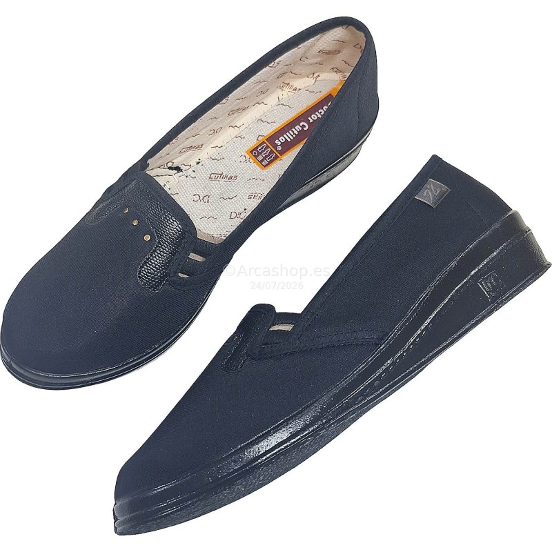  ZAPATILLAS NEGRAS SRA MOD. 9191 CUTILLAS (OUTLET) — Color 9191 cutillas: 40 CUTILLAS . Foto Calzado © Arcashop.es. 