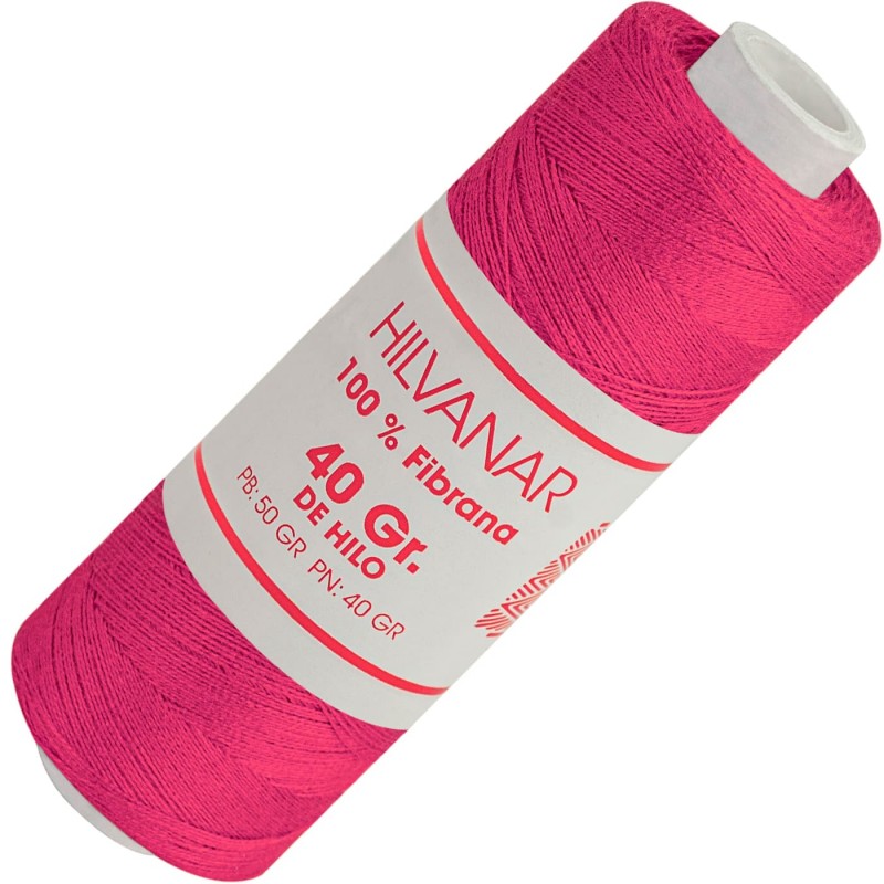  BOBINA HILVANAR 40 GRS. SEDIMER COLORES — Modelo: BOBINA 40 GRS. ROSA FUXIA . Foto Mercería © Arcashop.es. 