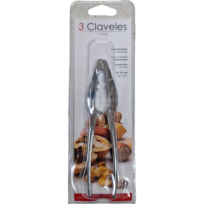 CASCANUECES MACIZO 15 CMS. REF. 00570 3CLAVELES