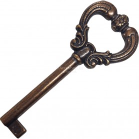 LLAVE ROPERO ARTISTICA CUERO REF. 13563