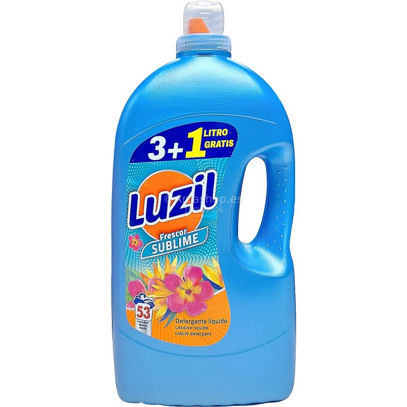 LUZIL DETERGENTE LIQUIDO 4000ML.