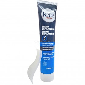 DEPIL VEET GEL CREMA FOR MEN 200ML. PIELES SENSIBLES