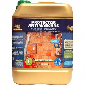 PROTECTOR ANTIMANCHAS SUELOS MITROL WET EFECTO MOJADO PARA TERRACOTA 5 LTS.