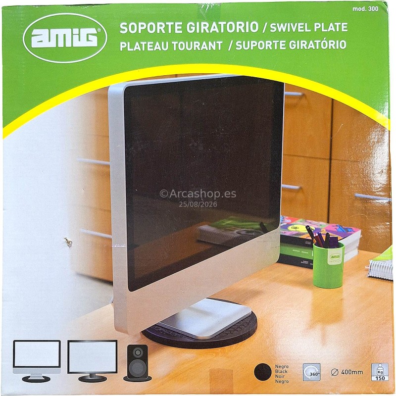 SOPORTE GIRATORIO 400 MM. SOBREMESA MOD. 300 AMIG