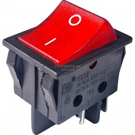 Interruptor Luminoso Sencillo Ancho (Unipolar) 16A / 250V