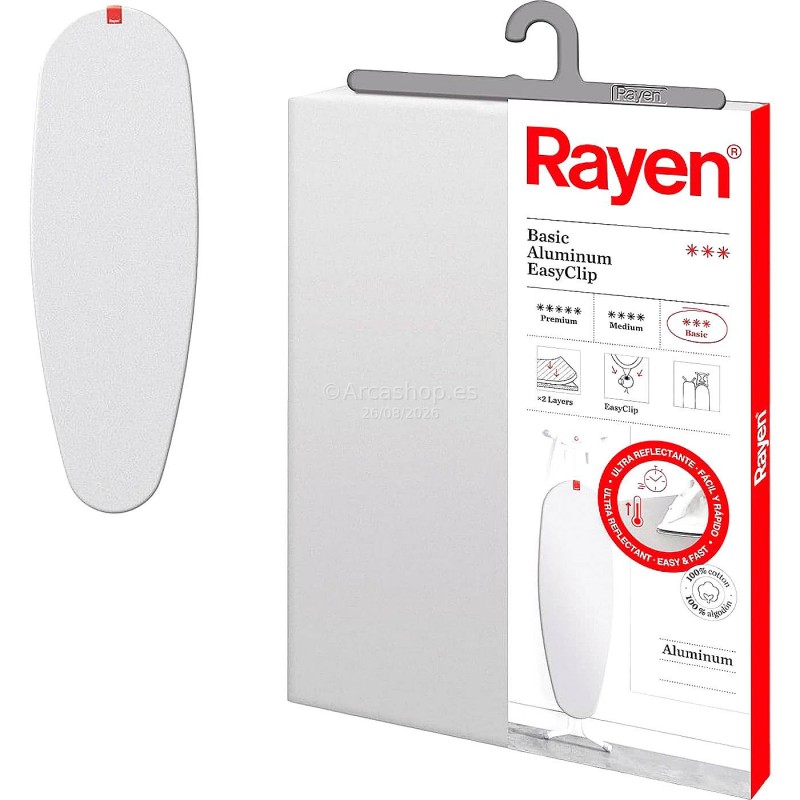 FUNDA PLANCHAR 140X50 ALUMINIO REF. 25367