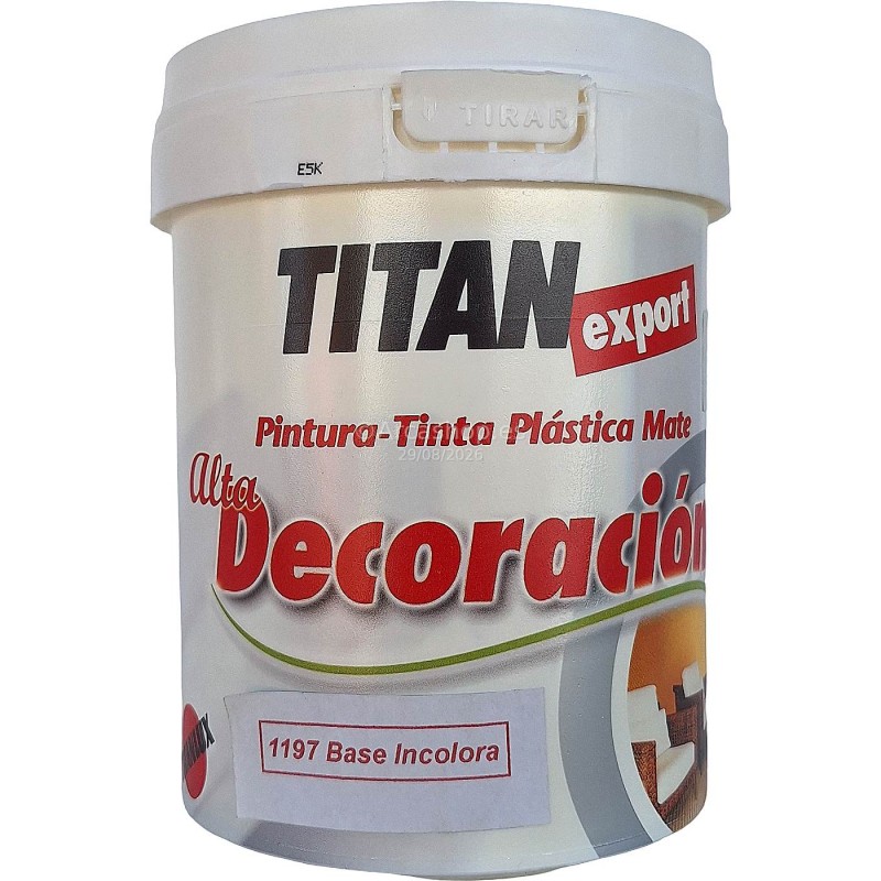 TITAN EXPORT 750 ML. BASE INCOLORA SERVICOLOR 1197