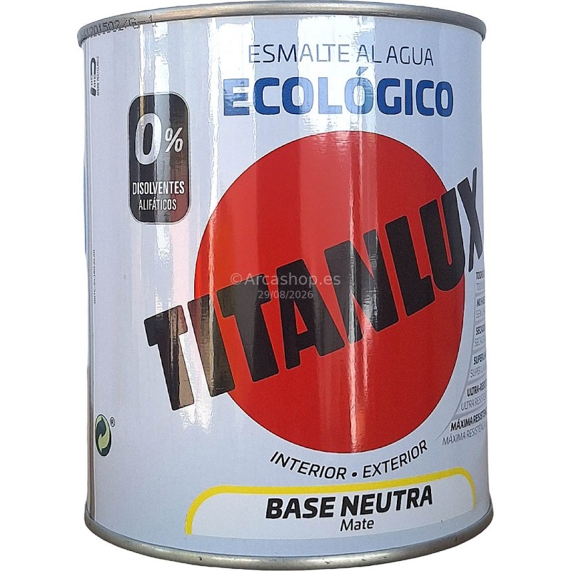 TITANLUX ECO BASE 750 ML. MATE NEUTRA