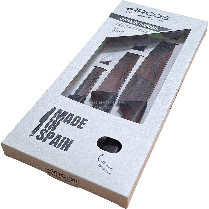 CUCHILLOS JGO. 3 PZAS. NIZA REF. 818000 ARCOS
