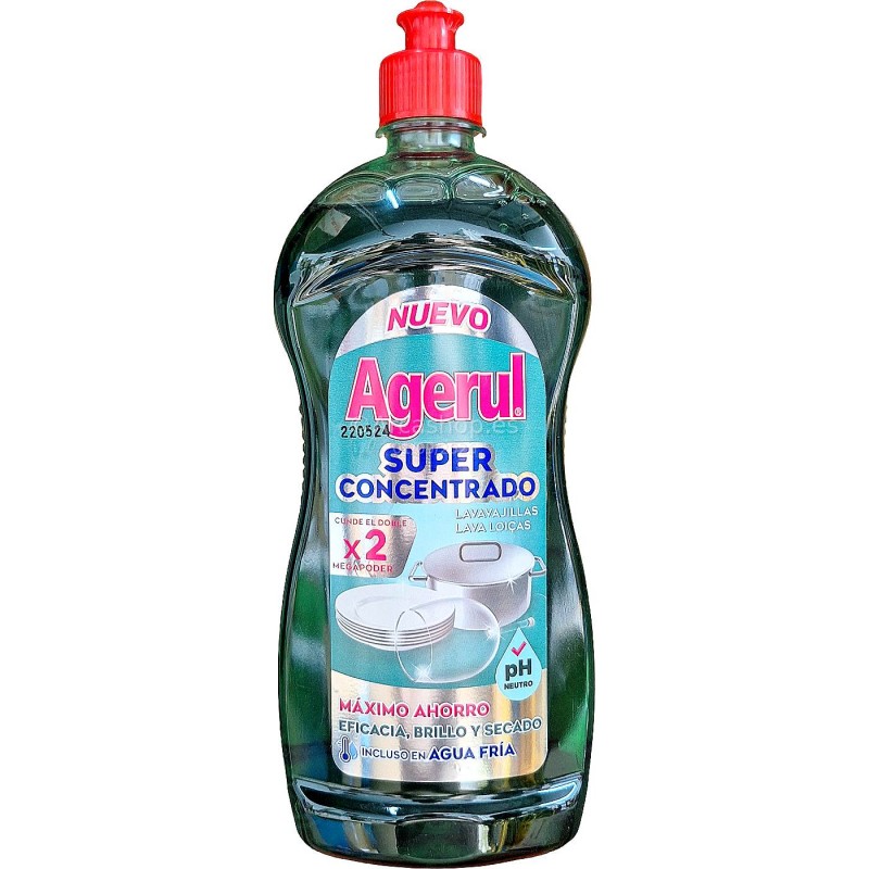 LAVAVAJILLAS CONCENTRADO SUPER 750ML. AGERUL