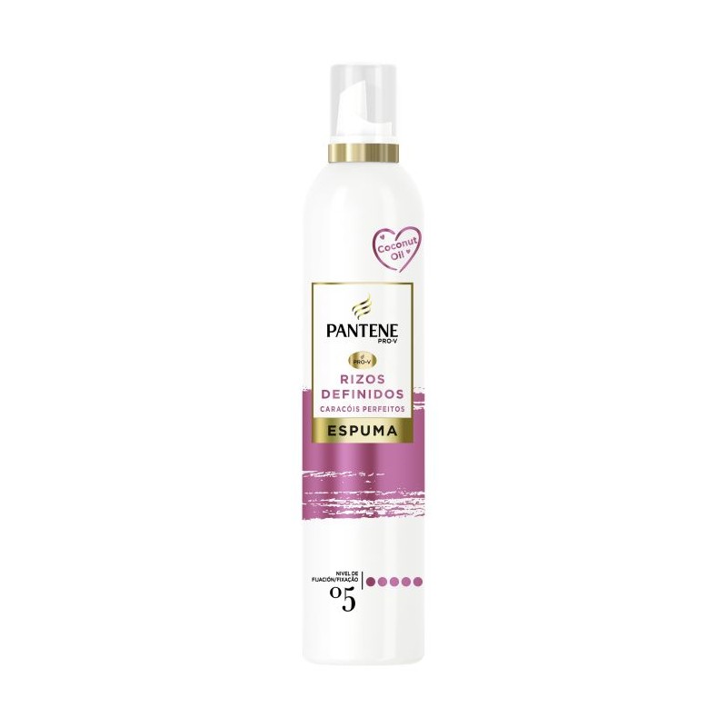  Espuma Fijadora Cabello Pantene Pro-V — PANTENE ESPUMA: RIZOS 200 ml . Foto Cosmética © Arcashop.es. 