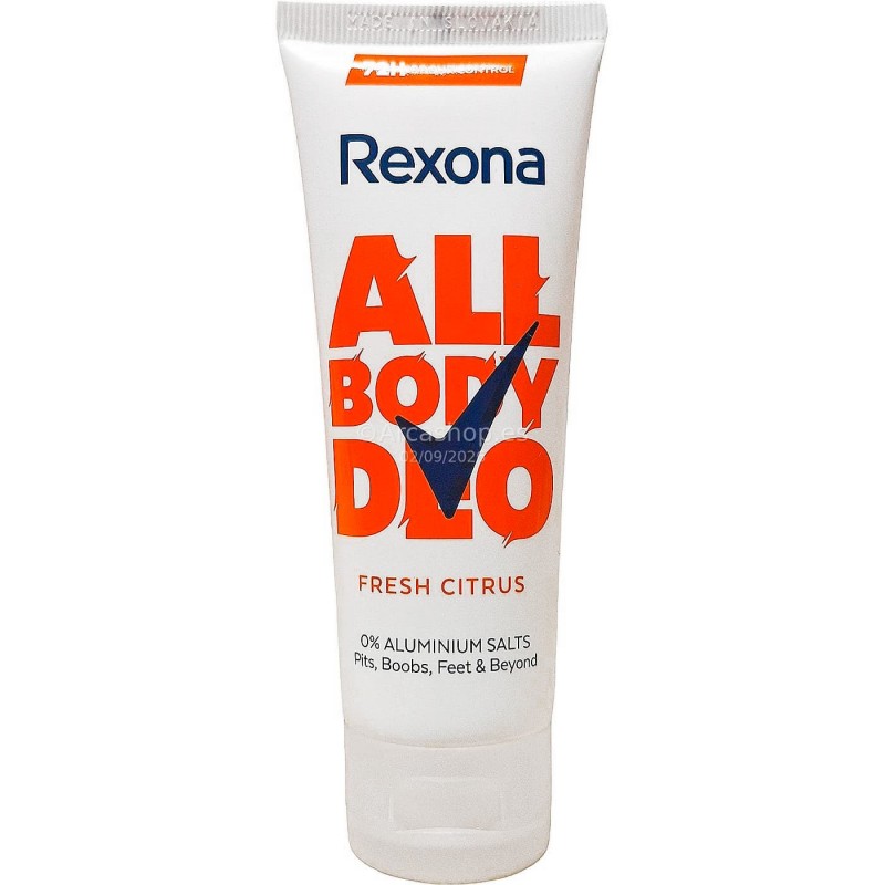 REXONA CREMA TUBO TODO CUERPO 75 ML. CITRUS