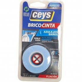 BRICOCINTA TACKCEYS AZULEJOS Y BAÑOS 19 MM. 1.5 MTS.