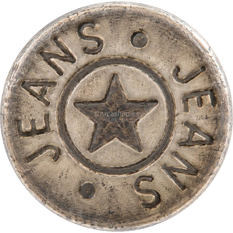 BOTON VAQUERO PRESION REF. 124501.017.0112 PLATA COSE