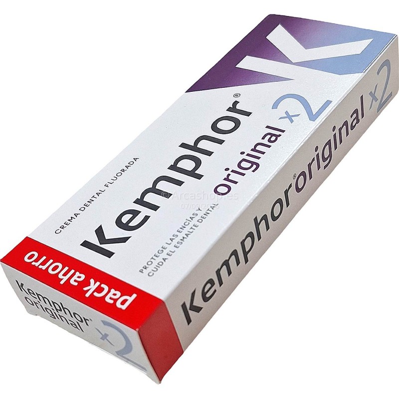 PASTA DE DIENTES KEMPHOR ORIGINAL 2X75 ML. DUPLO