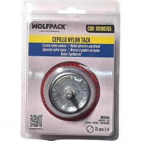 CEPILLO TAZA NYLON 75 MM. COD. 09100765 WOLFPACK