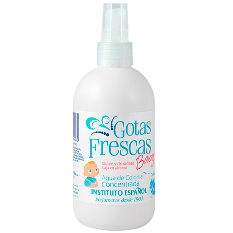 COLONIA GOTAS FRESCAS BABY PARA BOLSO 250ML CON VAPORIZADOR