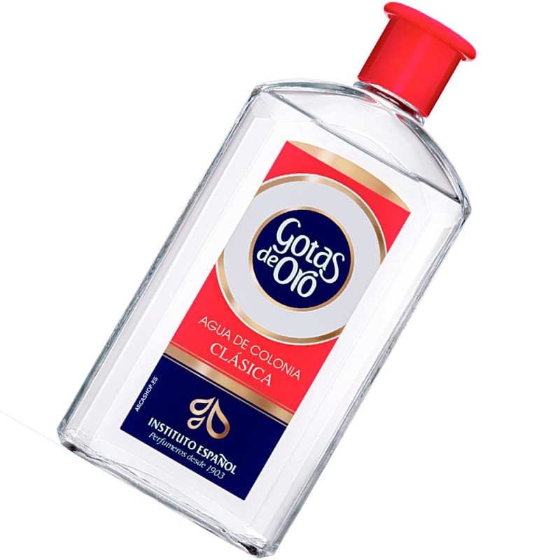 AGUA CLÁSICA GOTAS ORO 600ML BOTE CRISTAL