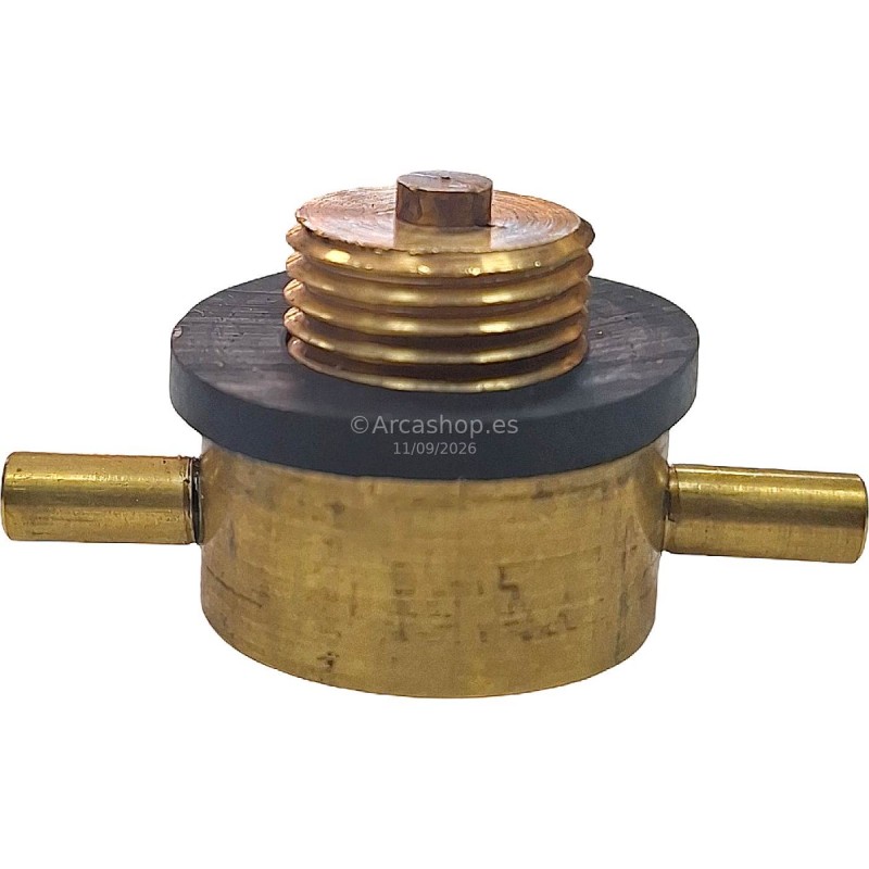 ADAPTADOR GAS APARATO BUTSIR H -BOTELLA CAMPINGAZ M (DE AZUL A NARANJA)