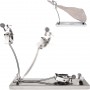 JAMONERO PLEGABLE GIRATORIO INOX PRO REF. 01737 3CLAVELES